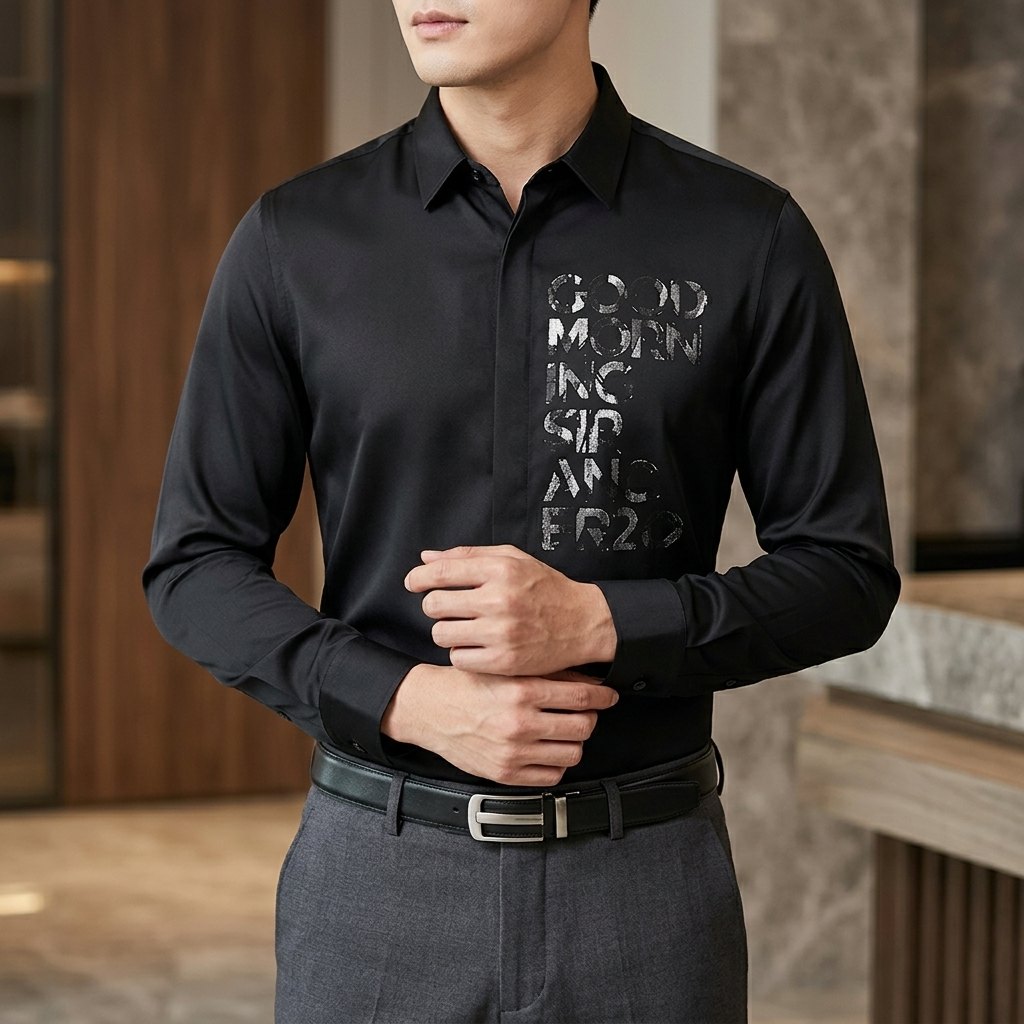 Banner áo sơ mi lụa Thái MODOVN mẫu bướm nữ